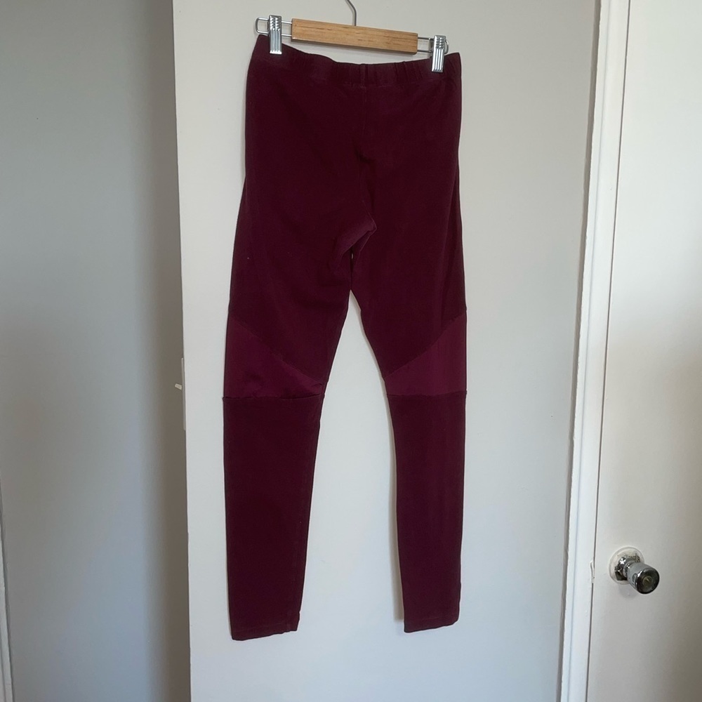 Adidas Burgundy Gym Pants - Picture 2 of 11
